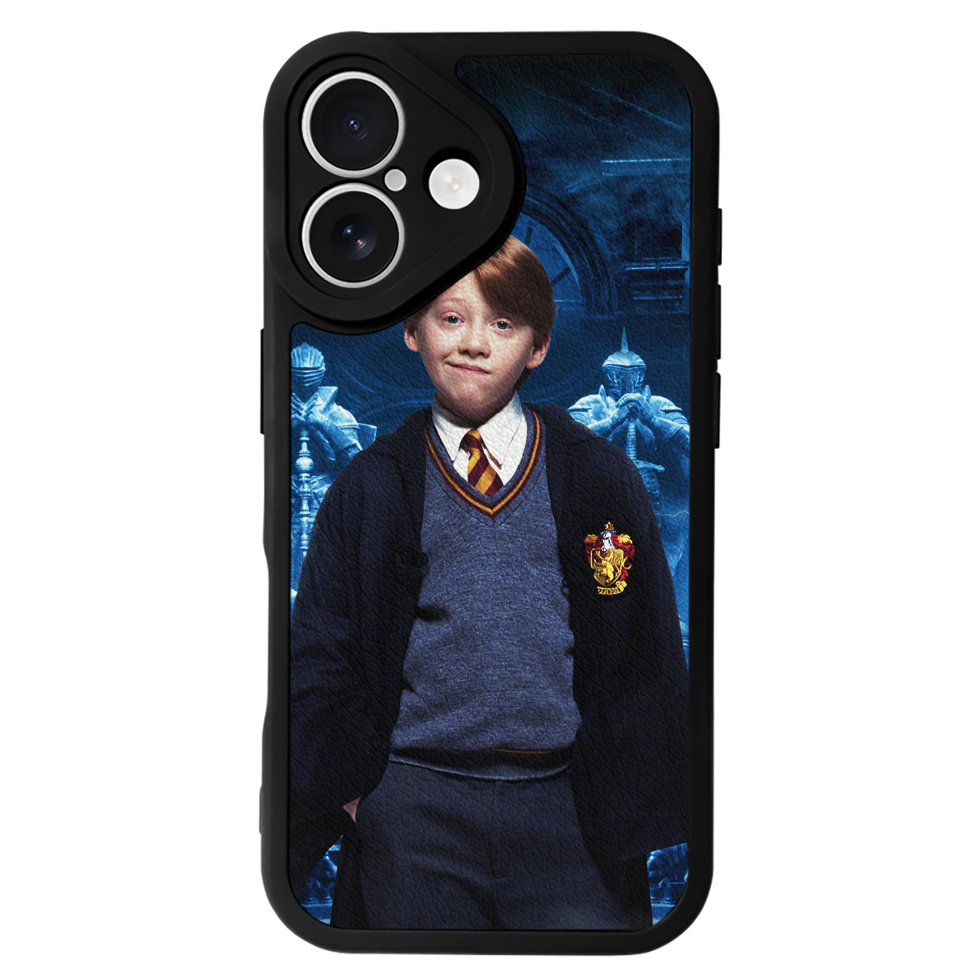 （画像用） Harry Potter ハリー・ポッターシリーズ 【iPhone 16シリーズ対応】シリコンスマホケース（レザー調） 材質：シリコン